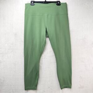 Lululemon Athletica Wunder Train High-Rise Tight Legging 25” Size 16 Green